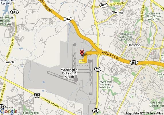 harta dulles zona
