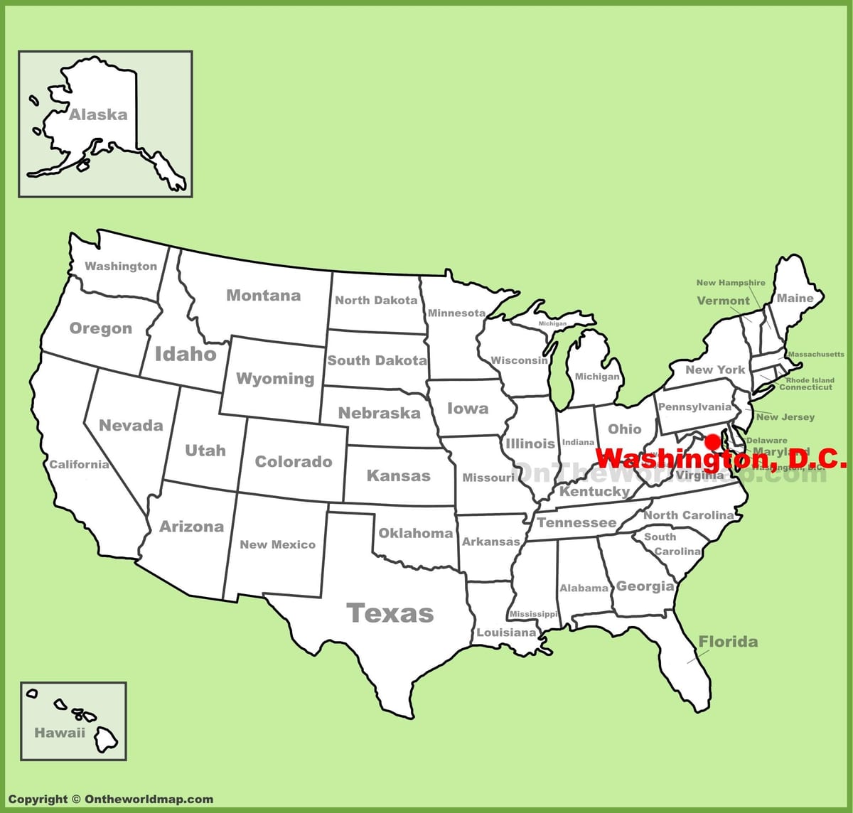 washington dc harta ne