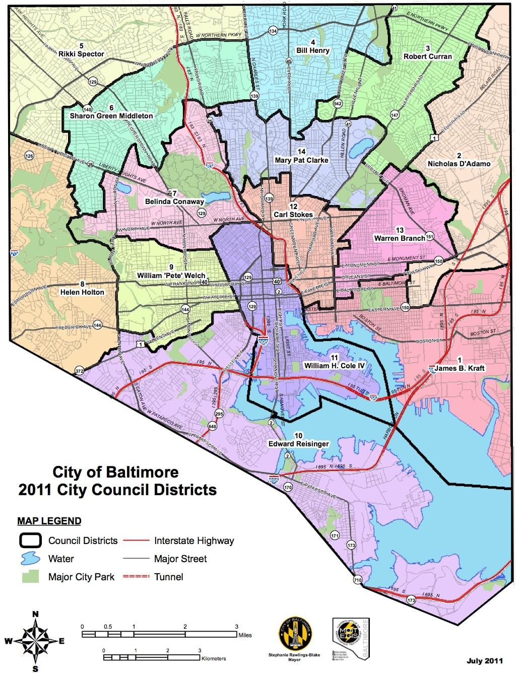 harta washington dc district