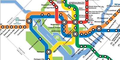 Noi dc metro hartă