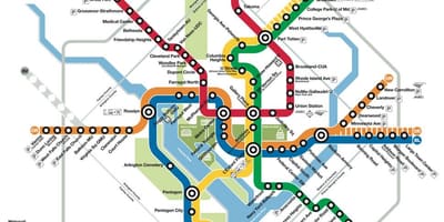 Dc hartă de metrou
