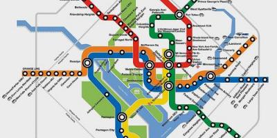 Dc metro map planner