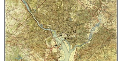 Dc hartă topografică