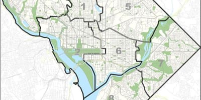 Harta washington dc parcare gratuită